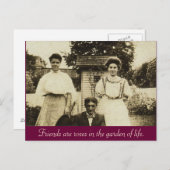 友人は生命の庭のバラです ポストカード (正面/裏面)