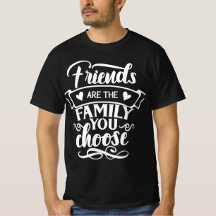 友人は男のTシャツを選ぶ家族 Tシャツ