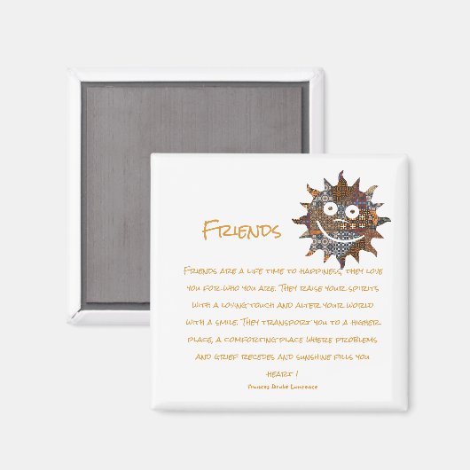 友人は磁石だ マグネット (正面/裏面)