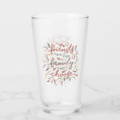 友人は私たちが友情を選ぶ家族 タンブラーグラス (裏面)