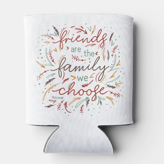 友人は私たちが友情を選ぶ家族 缶クーラー (裏面)