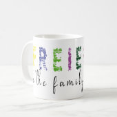 友人は私たちが選ぶ家族 コーヒーマグカップ (正面左)