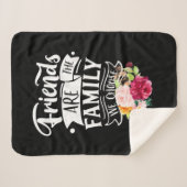 友人は私たちが選んだ家族だ シェルパブランケット (正面(横))