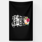 友人は私たちが選んだ家族だ 横断幕 (縦)