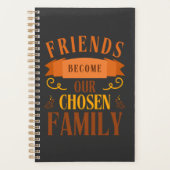 友人は私たちの家族の友好の日に選ばれる プランナー手帳 (正面)