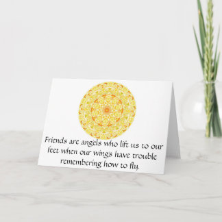 友人は私達の足に私達をとき…持ち上げる天使です カード