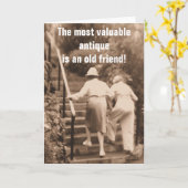 友人は端を耕します カード (黄色い花)