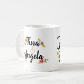 友人は花と永久に襲います コーヒーマグカップ (正面左)