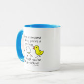 友人は誰かおもしろいなことわざです マグカップ (正面左)