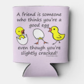 友人は誰かおもしろいのBFFことわざ 缶クーラー (正面)