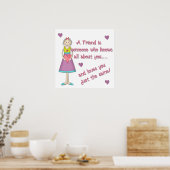 友人は誰かのプリント ポスター (キッチン)