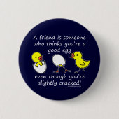 友人は誰か 缶バッジ (正面)