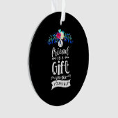 友人は賜物だ オーナメント (正面)
