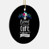 友人は賜物だ セラミックオーナメント (右)