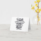 友人は選択した家族のカー空白のド カード (黄色い花)