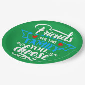 友人は選択した家族2 ペーパープレート (アングル)