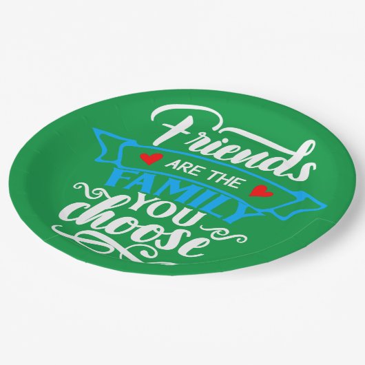 友人は選択した家族2 ペーパープレート (アングル)