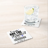 友人は選択した家族 ペーパーコースター (インサイチュ)