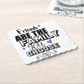 友人は選択した家族 ペーパーコースター (アングル)