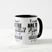 友人は選択した家族 マグカップ (正面右)