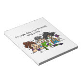 友人は酒を飲まぬ ノートパッド (アングル)