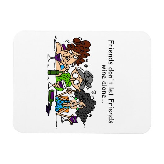 友人は酒を飲まぬ マグネット (横)