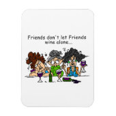 友人は酒を飲まぬ マグネット (縦)