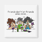 友人は酒を飲まぬ マグネット (正面)