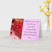 友人は カード (黄色い花)