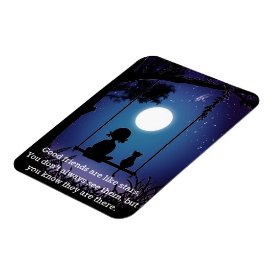 友人はStar3" x 4"の柔軟なフォトマグネットのようなものだ マグネット (左側)