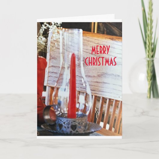 友人へのクリスマス応援 カード (正面)