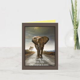 友人へのサポート、勇気付けられる カード