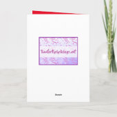 友人への最高のハッピーバースデー カード (裏面)