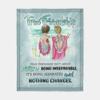 友人への最高の贈り |友最高のだちギフト フリースブランケット