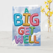 友人や家族のための大きな良いカード カード (黄色い花)