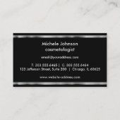 友人を参照 – ピンクグリッター – シルバー紹介 紹介カード (裏面)