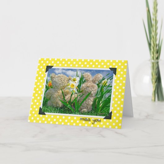 友人を恋しく思って下さい カード (正面)