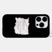 友人を探している孤独なケース – 分類された広告 –  Case-Mate iPhoneケース (裏面 (横))