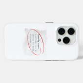 友人を探している孤独なケース – 分類された広告 – Case-Mate iPhoneケース (裏面 (横))