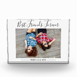 友人を最高の永遠にスクリパーソナライズされたプト フォトブロック