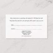 友人を紹介する 紹介カード (正面)