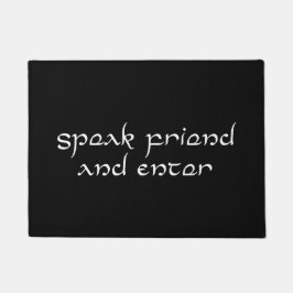 友人を話し、入って下さい ドアマット