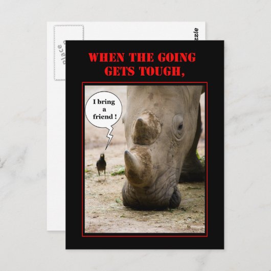 友人を連れて来て下さい ポストカード (正面/裏面)