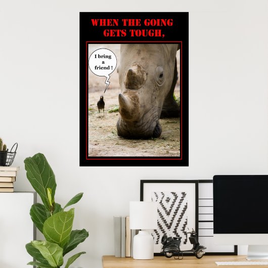 友人を連れて来る ポスター (ホームオフィス)