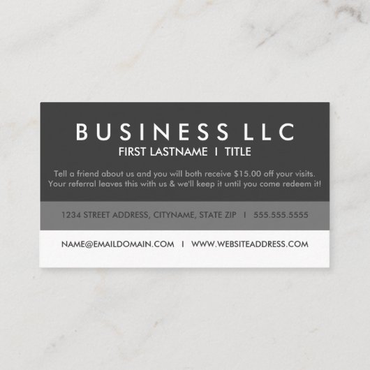 友人オーバーレイを参照する 紹介カード (裏面)