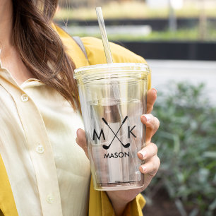 友人カスタムゴルフ愛好家のためのゴルフ旅行ギフト アクリルタンブラー