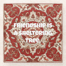 友人カスタムペルシャのタイルの記念品 ガラスコースター