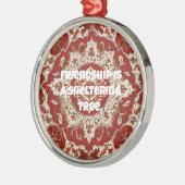 友人カスタムペルシャのタイルの記念品 メタルオーナメント (左)