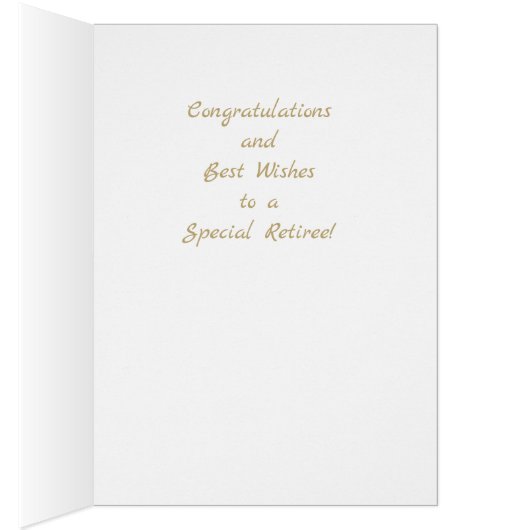 友人カードの退職恵み (内側 (右))