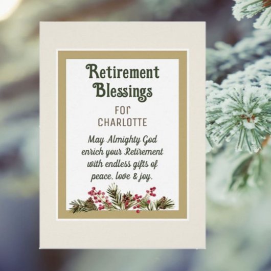 友人カードの退職恵み